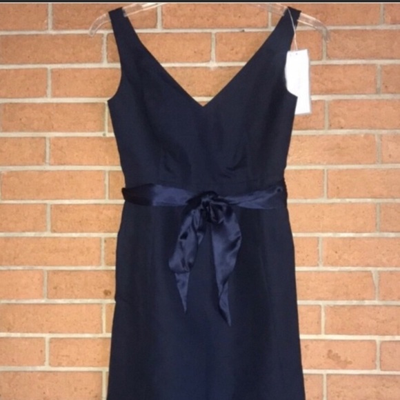 💙J. CREW💙V-NECK DRESS WITH SATIN SASH💙 - Picture 7 of 7